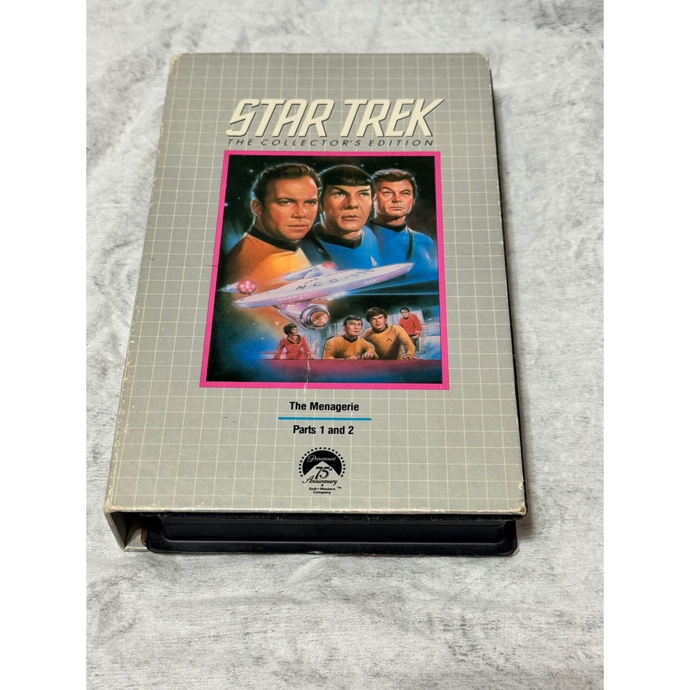 Star‎ Trek VHS The Collector's Edition The Menagerie Parts 1 & 2 Paramount 4268